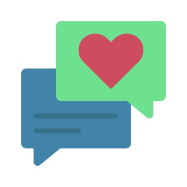 İletiler web simgesi vektör illüstrasyonu