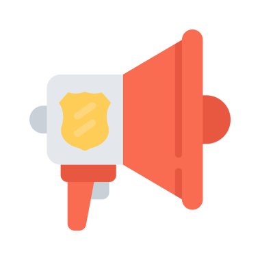 megafon simgesi, vektör illüstrasyonu