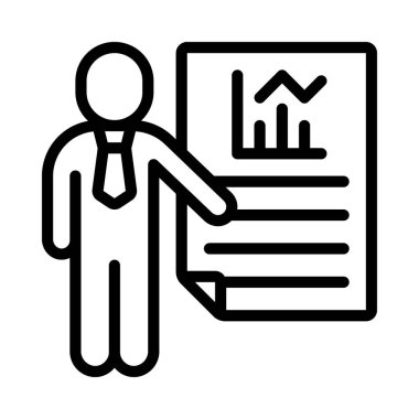 Veri Dosyası simgesi, vektör illüstrasyonu bildiriliyor