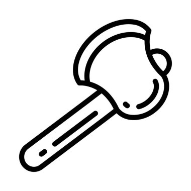 Axe araç simgesi, vektör illüstrasyonu