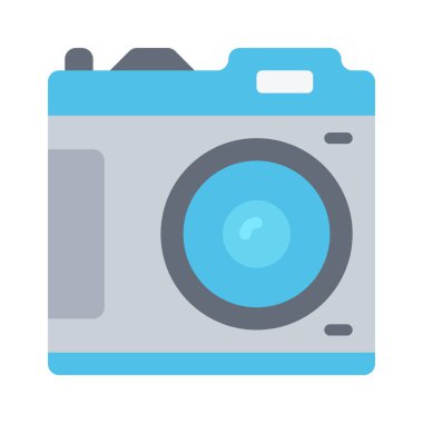 Sinema kamerası ikonu vektör illüstrasyon tasarımı 