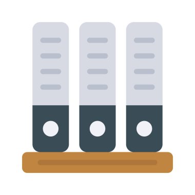 Belge simgesi arşivle, vektör illüstrasyonu basit tasarım