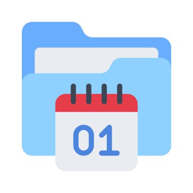 Takvim web simgesi, vektör çizim  