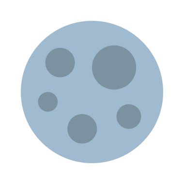 ay web simge vektör çizim