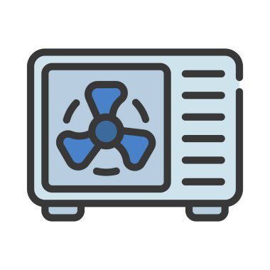 fan simgesi, vektör illüstrasyonu