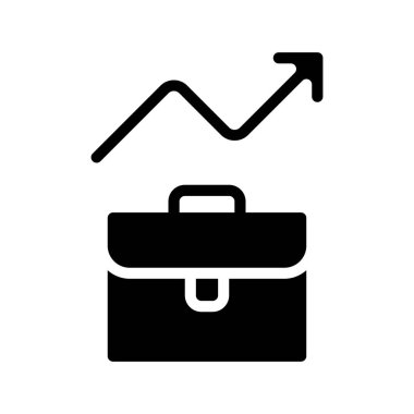 İş Kârı web simgesi vektör illüstrasyonu