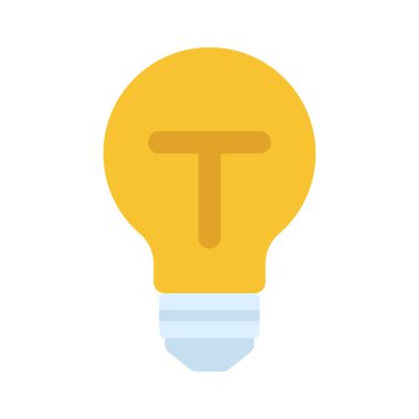 İpuçları Fikir Uygulaması simgesi, vektör illüstrasyonu                                             