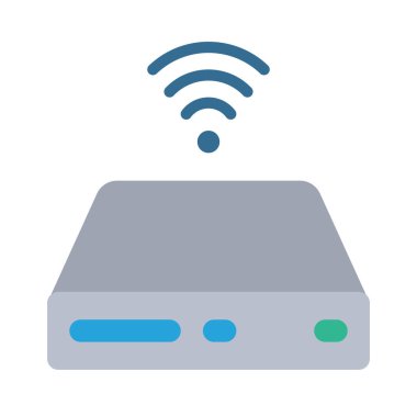 sunucu web simgesi vektör illüstrasyonu