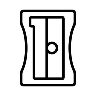 Keskinleştirici ağ simgesi, vektör illüstrasyonu       