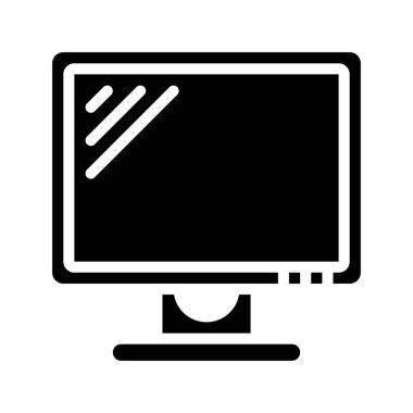 Web simgesi düz tasarımı, vektör illüstrasyonunu izle