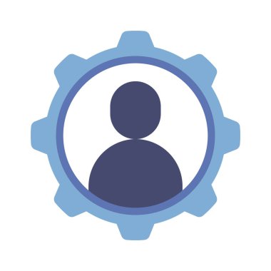 Kullanıcı Yönetimi simgesi vektör illüstrasyonu     