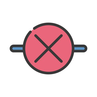 Circuit Break simge vektör illüstrasyon tasarımı