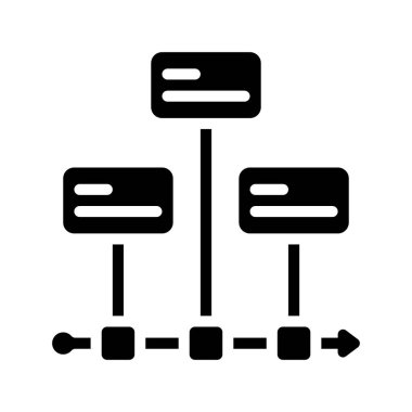 Zaman çizgisi web simgesi vektör çizelgesi çizimi                    