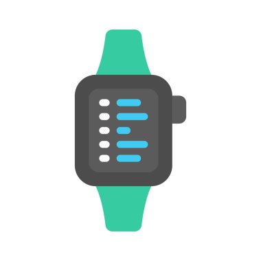 smartwatch simgesi, vektör illüstrasyonu basit tasarım