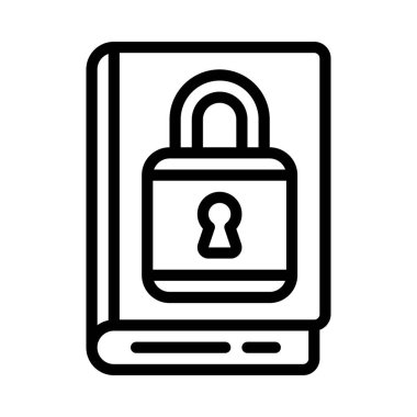 Özel Kitap simgesi, vektör illüstrasyonu