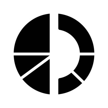 Pie Donut Çizelgesinin vektör çizimi