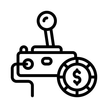 Financial Control icon, vector illustration  