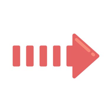 Kırpılmış Satır Sağ Ok web simgesi çizimi