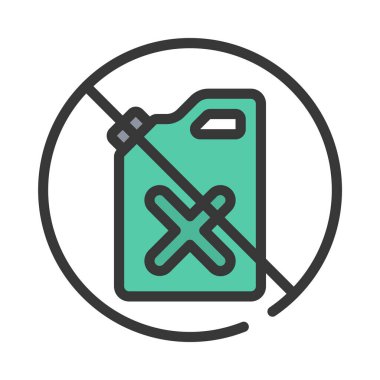 Yakıt simgesi vektör çizimi yok