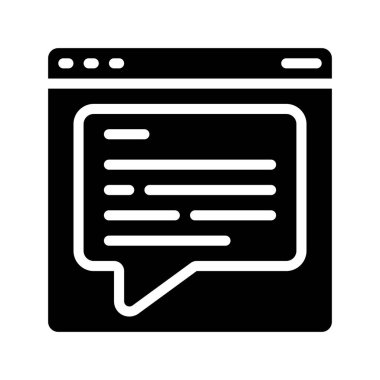 ileti simgesi, vektör illüstrasyonu