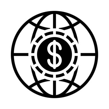 İnternet Para Web simgesi vektör illüstrasyonu