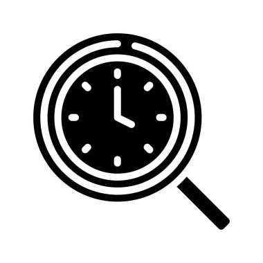 Arama Zamanı simgesi, vektör illüstrasyonu  
