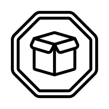 Engelleyici ağ simgesi vektör illüstrasyonu