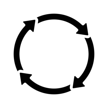 Oklar Donut web simgesi vektör illüstrasyonu