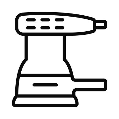 Yörünge Sander Aracı simgesi. Basit resimleme