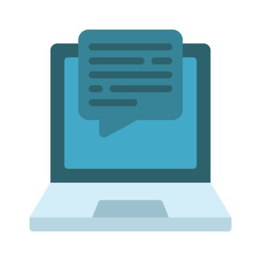 Laptop Tavsiye simgesi, vektör illüstrasyonu 