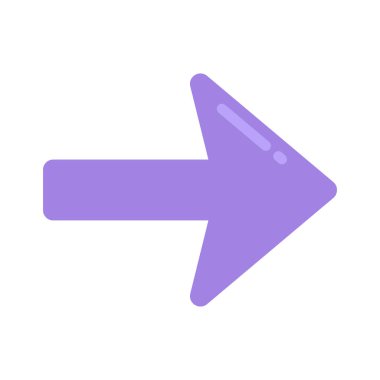 Sağ ok web simgesi vektör illüstrasyonu