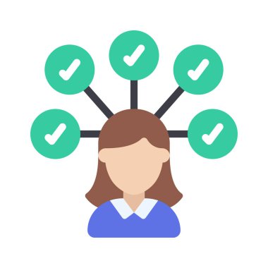 Çoklu görev web simgesi vektör illüstrasyonu