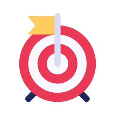 hedef simge vektör illüstrasyonu