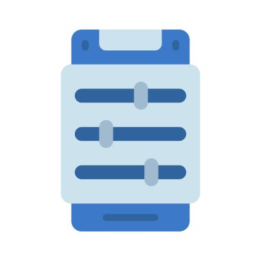 Mobil Uygulama Denetimleri simgesi, vektör illüstrasyonu 