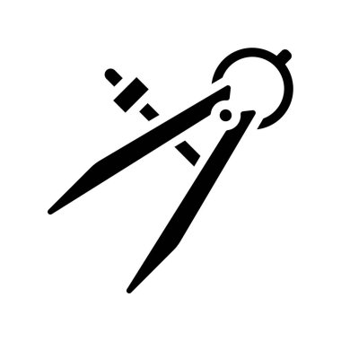 pusula simgesi, vektör illüstrasyonu basit tasarım