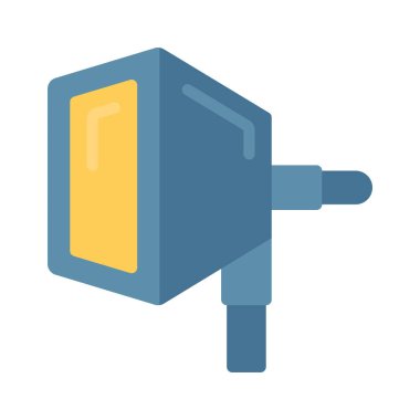 Softbox simgesi, vektör illüstrasyonu basit tasarım