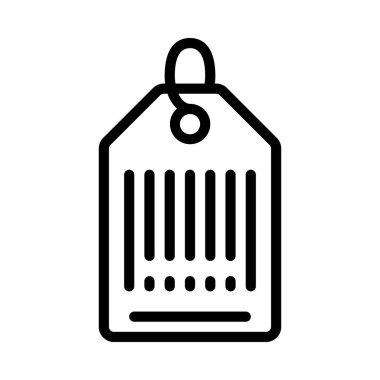 Modern etiket simgesinin vektör illüstrasyonu     