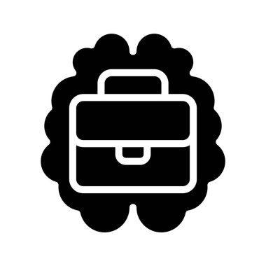 Beyin simgesi, vektör illüstrasyonu basit tasarım