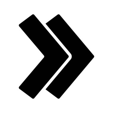 Keskin Oklar simgesini beyaz arkaplanda ayır. vektör.