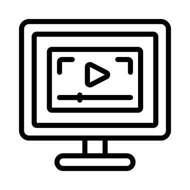 Çevrimiçi Öğretim Ağı vektör illüstrasyonu