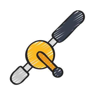 Modern El Matkabı simgesinin vektör çizimi       