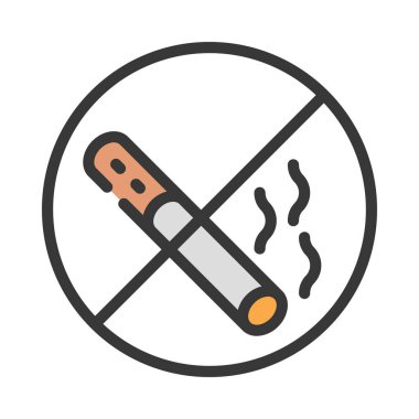 Smoking Web simgesi vektör çizimi yok
