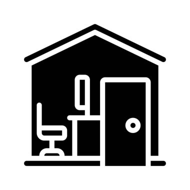 Ev İşi Yapılandırma simgesi, vektör illüstrasyonu   