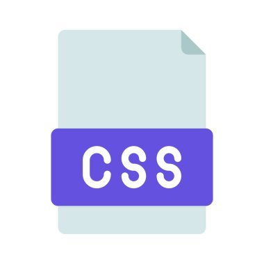 CSS dosya simgesini, vektör çizim