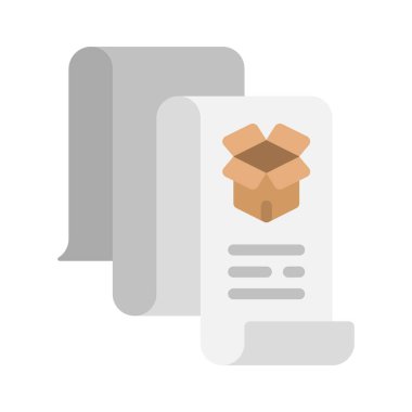 Ürün Yedekleme simgesi, vektör illüstrasyonu basit tasarım