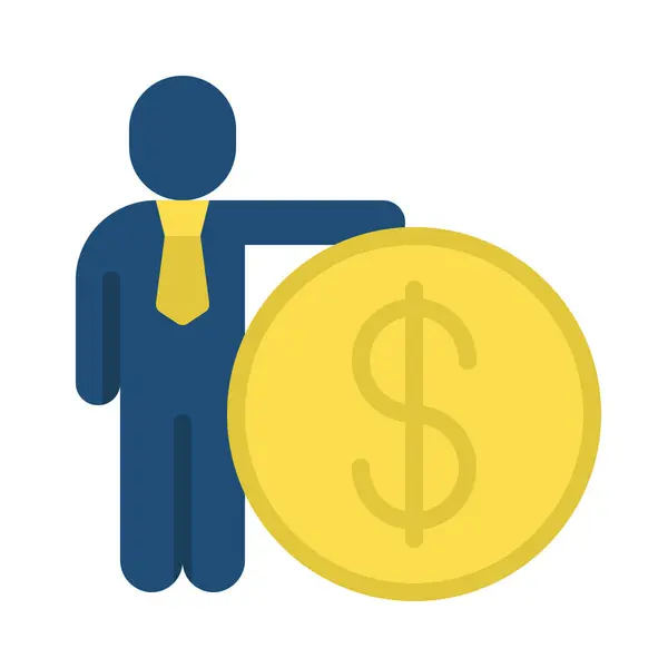 Give Money Web Icon Vector Illustration — Stock Vector
