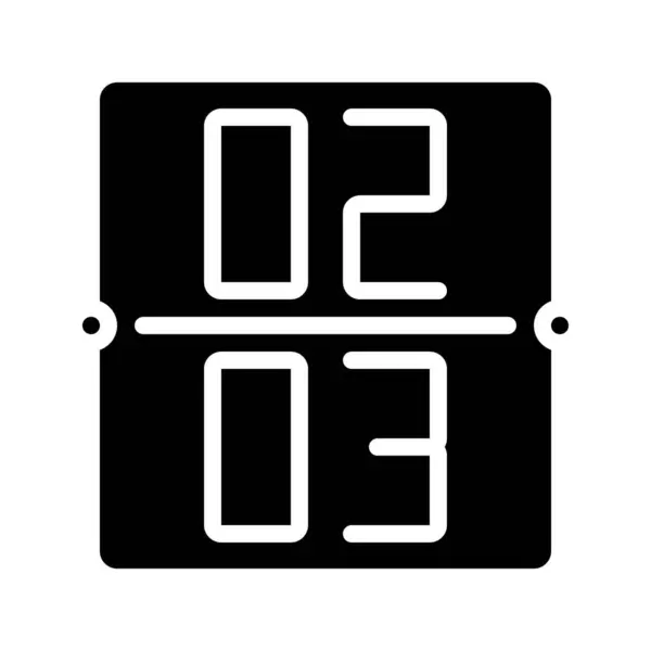Clock Isolated Icon Vector Design — Stock Vector