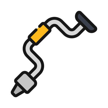 Sarmal El Sondaj Ağı vektör çizimi