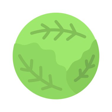 Lahana Web simgesi vektör illüstrasyonu