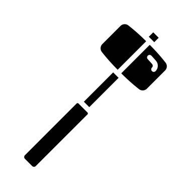 Lastik Tokmak ağ ikonu vektör illüstrasyonu